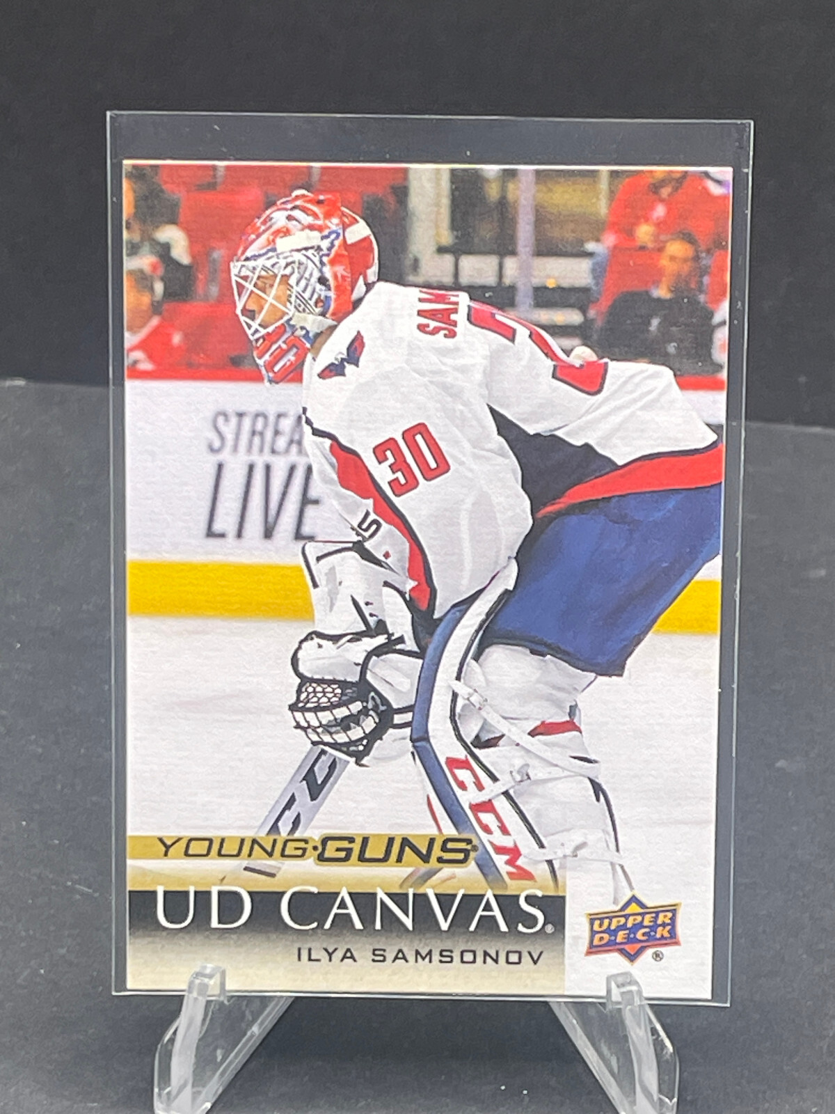 2018-19 ILYA SAMSONOV UPPER DECK YOUNG GUNS CANVAS ROOKIE CARD #C227 SP RC HOT!