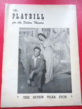 Feb. 16 - 1953 - Playbill - The Seven Year Itch - Fulton Theatre - Tom Ewell
