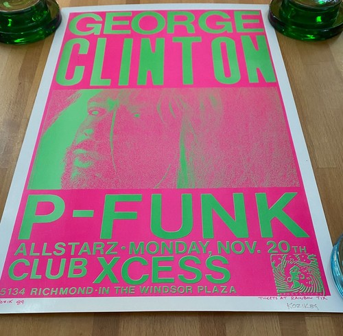 ORIG FRANK KOZIK - GEORGE CLINTON P-FUNK - SIGNIERT - 1989 - Ex. Zustand X RAR - Bild 2 von 7