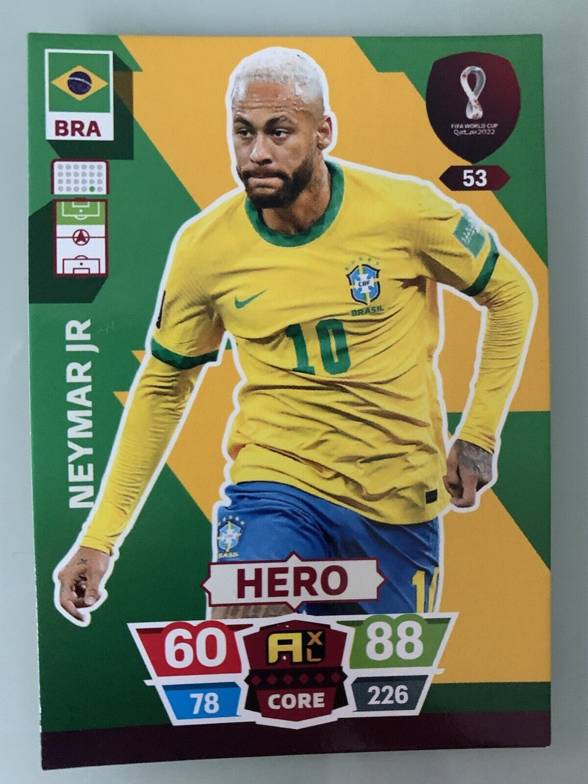 Panini Neymar Jr. Gold Xtra World Cup Qatar 2022 New