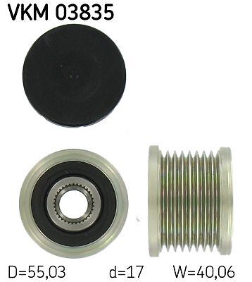 SKF VKM 03835 Generatorfreilauf FüR MERCEDES-BENZ-image