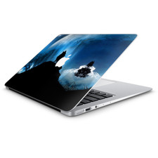 Skin Decal Wrap for Macbook Air 13 Inch 13" - howling wolf moon