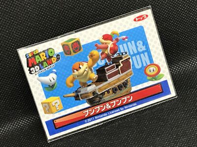 Boom Boom & Pom Pom Super Mario 3D Land Nintendo Top Card Japan