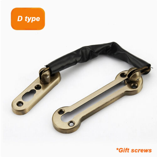 Stainless Steel Home Security Door Chain Guard Slide Screws Front Safety Catch - Picture 18 of 21