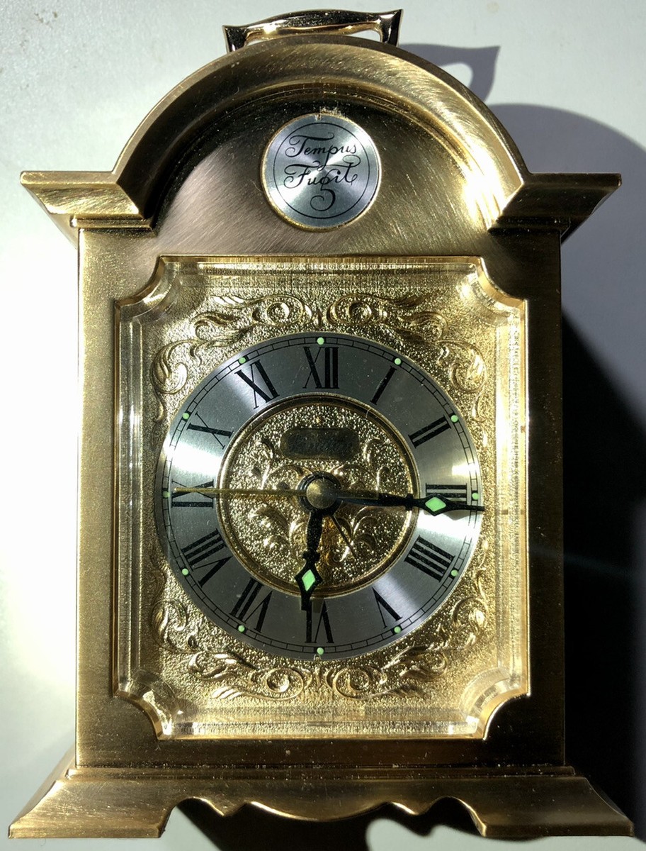 Tempus Fugit 置時計 時計/TEMPUS FUGITE/手巻置き時計/稼働品/SWIZA/ : セカンド