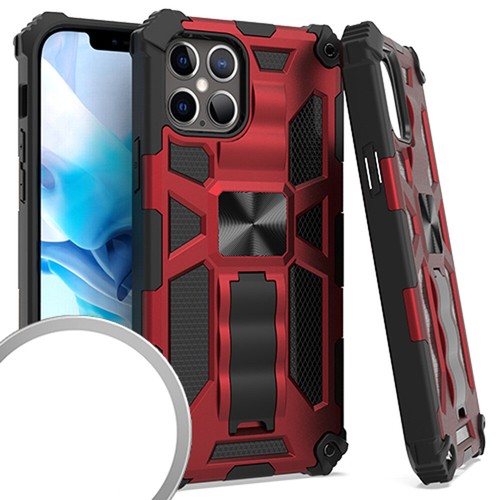 for iPhone 12/12 Pro 6.1" Case Tactical Ring Stand Armor Hybrid Cover+ Prytool - Picture 5 of 6