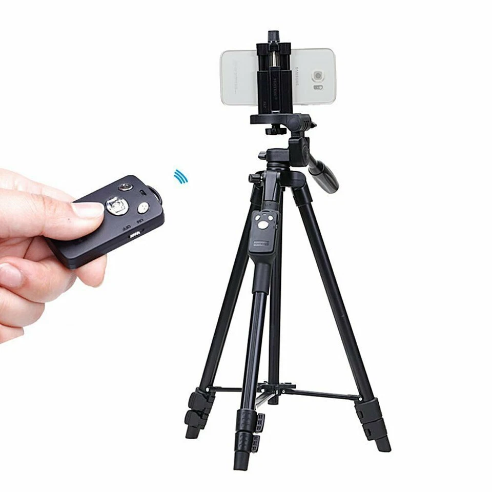 Tripod Stand Mount Holder For Digital Camera Camcorder Phone iPhone DSLR SLR - Imagem 3 de 4