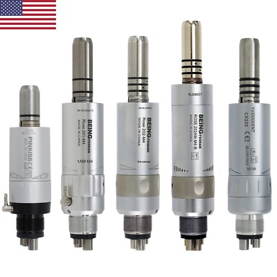 COXO Dental Air Motor Low Speed Handpiece 4 6 Hole LED Fiber Optic E Type NSK