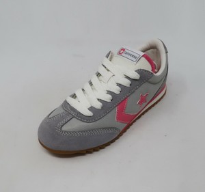 converse all star low trainers grey pink