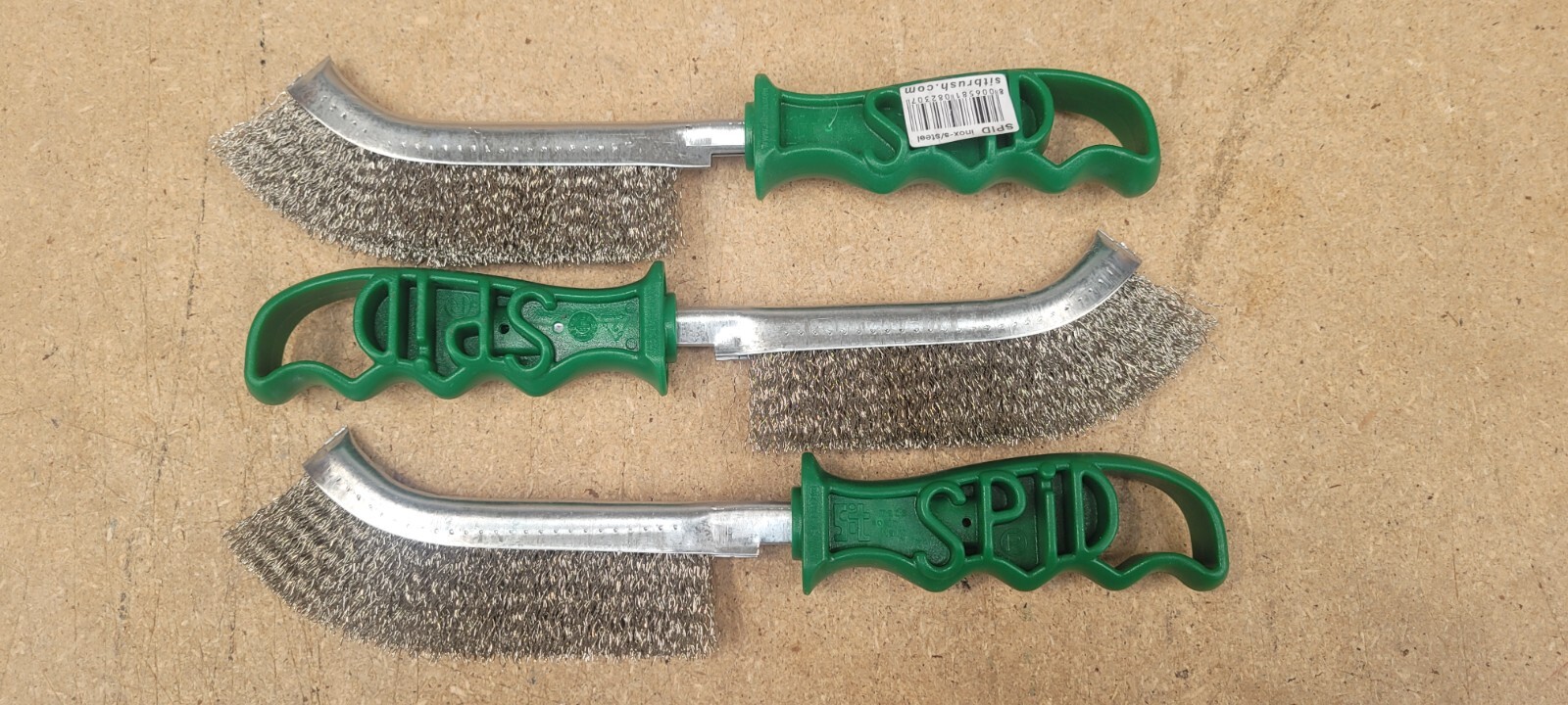 SIT Spid 0011 Stainless Steel General Purpose Hand Brush Pack Of 3 RRP £26.52