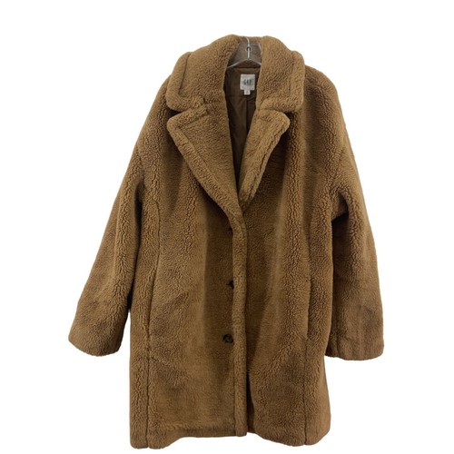 GAP Wintermantel Damen XL flauschig weich Kunstfell braun - gebraucht