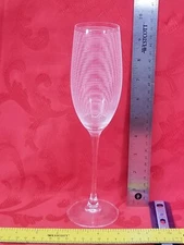 Mikasa Cheers Champagne Glass 24.5 oz Goblet horizontal lines