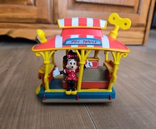 Vintage 1993 Rare Disney Mickey  Minnie Toontown Pullback Jolly Trolley Works