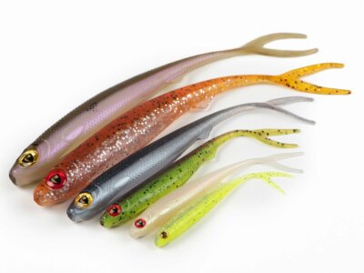 Fox Rage Slick Finesse Super Soft 11cm 4.25 zoll 1pc Köder Gummifische FARBEN