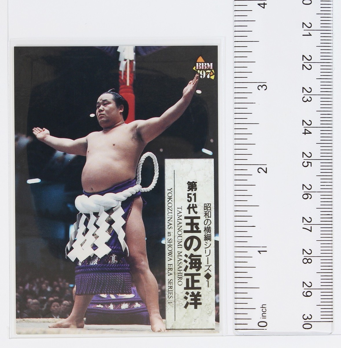TAMANOUMI MASAHIRO - 1997 BBM Sumo Wrestling Trading Card | eBay