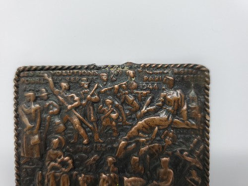 MED12886 - Medal Plate Paris Syndicate L'Grocery 1963 By Delamarre Bronze Piece - Picture 2 of 7