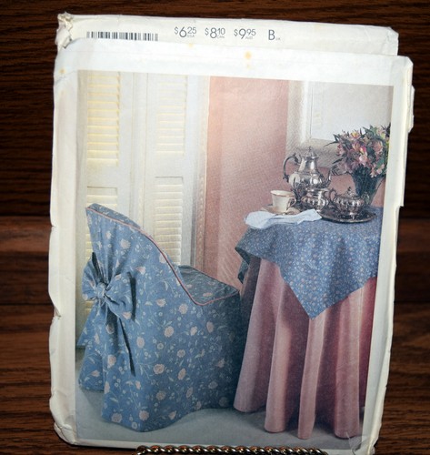 McCalls 4403 Room Decor Sewing Pattern Uncut FF Table Chair Couch Covers .. - Picture 4 of 4