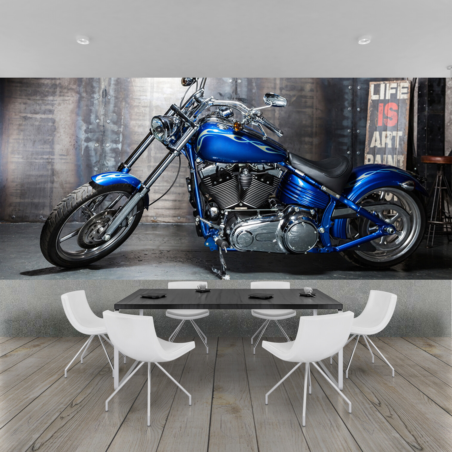 Tapeta Fototapeta Winyl Plakat Samoprzylepny Usa Motor Cruiser Harley Davidson Specjalna cena niska cena