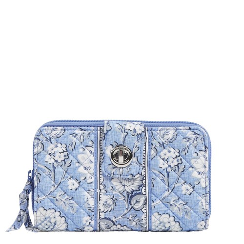 Vera Bradley Blue Backpack/Wallet Set Vera Bradley Riviera Blue Hannah Bag And Wallet Set main image 3