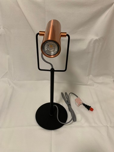 Copper and Black Modern Desk Lamp Brand new, touch on and off, adjustable light, - Picture 4 of 5