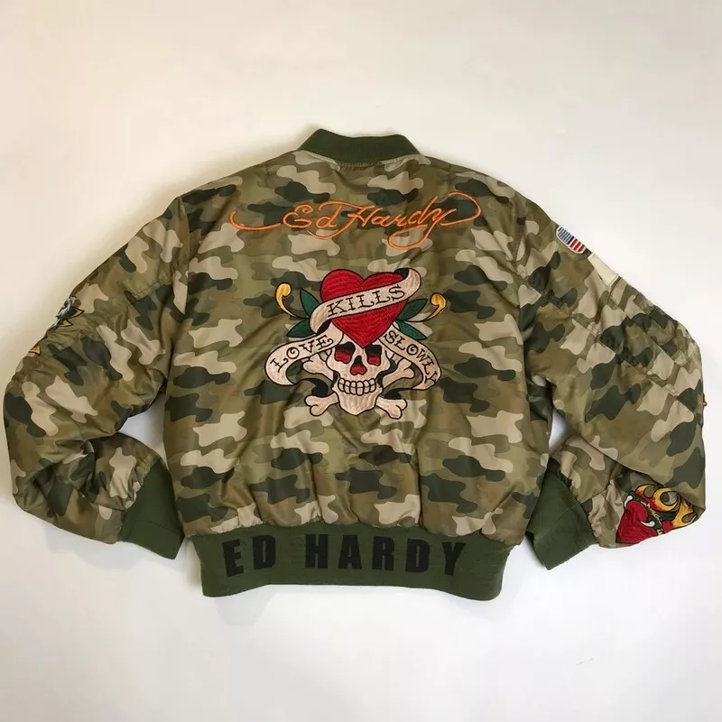 Ed hardy shop bomber jacket