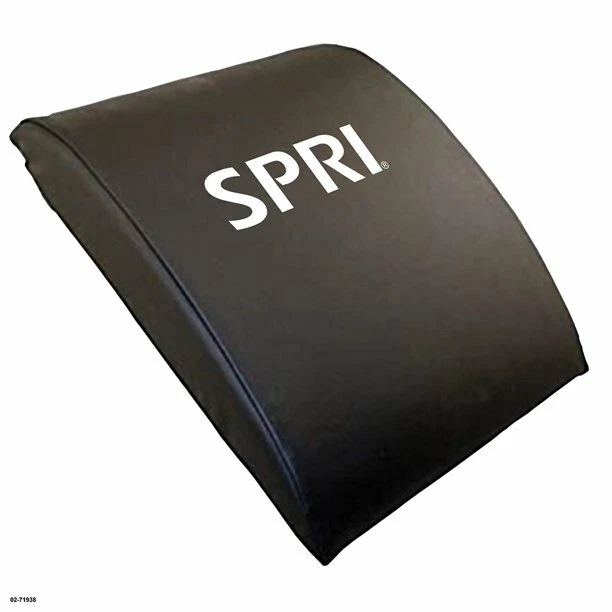 Ab Mat Low Back Ergonomic Support Foam Vinyl Pad with Exercise Guide SPRI - Image 2 of 4