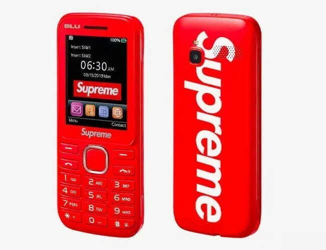 Supreme Blu Burner Phone Red Sealed BRAND NEW