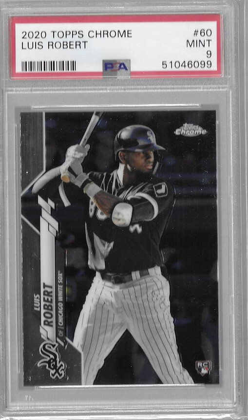 2020 Topps Chrome LUIS ROBERT RC Rookie #60 PSA 9 MINT Chicago White Sox
