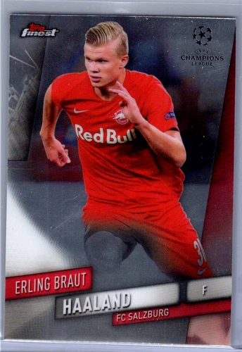 ERLING HAALAND 2019-20 Topps UEFA Finest ROOKIE RC UCL Manchester City #91