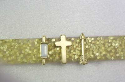 RETIRED STELLA & DOT KEEP COLLECTIVE Bracelet 3 Slide Charms  display picture 3