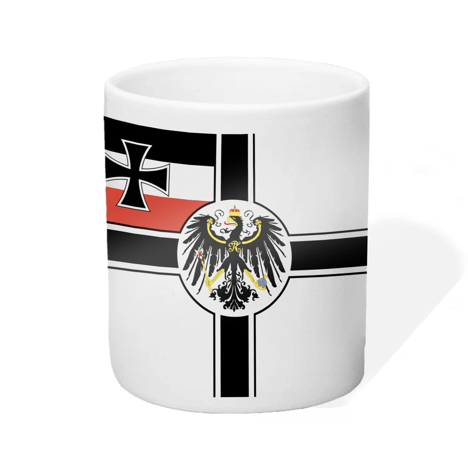 Tasse Kaffeetasse Kaiserreich Reichskriegsflagge Schwarz/Weiss/Rot Deutschland 