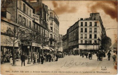 CPA AK Paris 20e - Avenue Gambetta (58964)