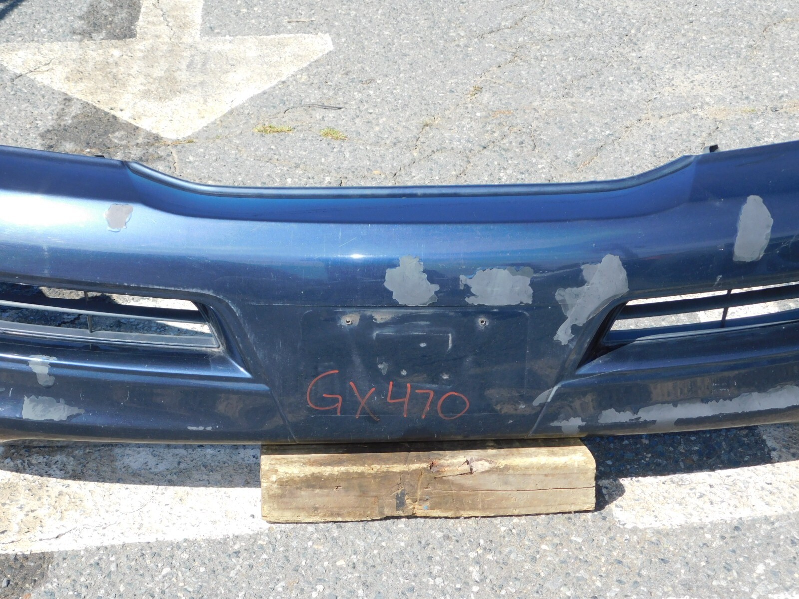 20032009 Lexus GX470 Front Bumper Cover OEM 0309 Blue 8R4/LH10 eBay