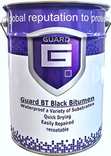 Guard BT - Black Bitumen Paint Waterproof Coating For Brick Wood Concrete 5L