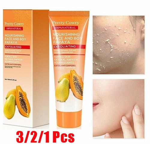 Papaya Whitening Deep Exfoliating Scrub Gel Zur Feuchtigkeitsspendenden #L - Bild 1 von 16