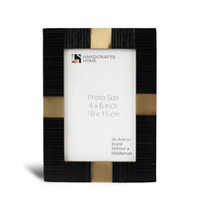 Black Gold Photo Frame 4x6 5x7 8x10 Luxury Picture Frame Desk Wall Decor ,Gifts