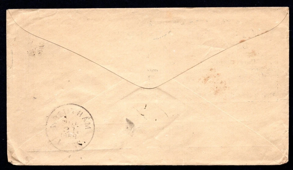 US 1888 ADVERTISING POSTAL COVER DROPSY TREATED FREE DR. H.H. GREEN & SONS - Image 2 of 2