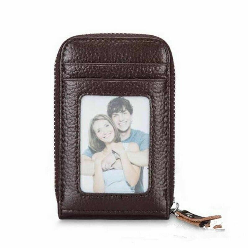 Portafoglio Sottile Unisex Con Portamonete - 8 Slot Carte | Pelle PU, Nero | Compatto Ed Elegante - Foto 7