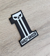 Patch ONE HARLEY DAVIDSON skull  7.1 cm x 10.2 cm écusson motorcycles moto 🏍️