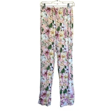 Posh Peanut Floral Print Bamboo Adult Loungewear Pajama Pants Small