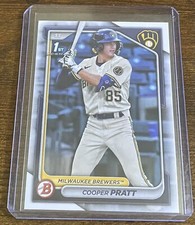 Cooper Pratt 2024 Bowman Prospects 1st Bowman #BP-137 Milwaukee Brewers