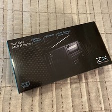 NEW ZX Advance With ZX FM AM Radio V-12799 Battery AC DC Power Built In Speaker