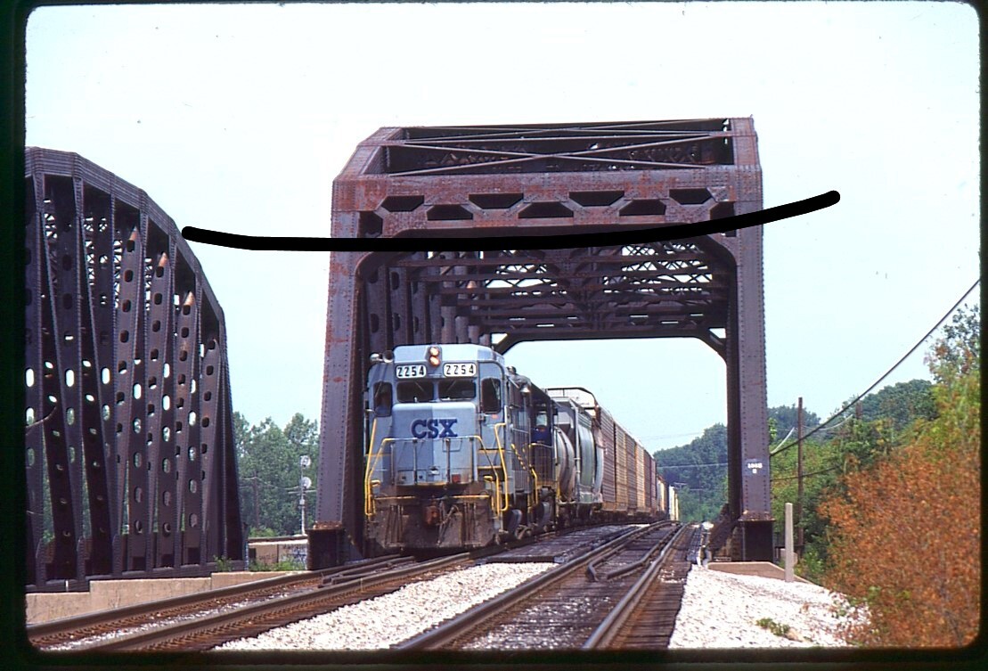ii669 Orig. Slides CSX 2254 GP30M at Blue Island, IL 6-11-93 | eBay