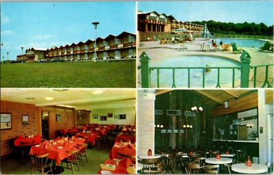 Postcard Niantic Connecticut CT Niantic Motor Lodge Multi-View