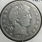 elf Barber Half Dollar 1913 S  L30