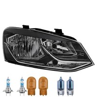 Halogen Scheinwerfer Frontscheinwerfer Rechts H7/ H7 FüR VW Polo Inkl. Lampen