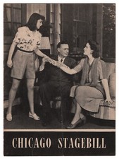 Katharine Warren "KISS and TELL" Clay Clement / Alice John 1943 Chicago Playbill