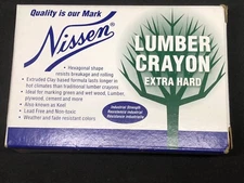 (12 Pcs) Nissen Yellow Extra Hard Lumber Crayons