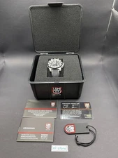Luminox Watch NAVY SEAL STEEL 3180 Series XS.3181 Black Dial w/Box - Rank B+