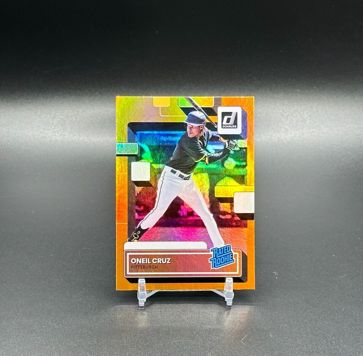 Oneil Cruz 2022 Donruss Holo Orange #80 Rated Rookie Pittsburgh Pirates